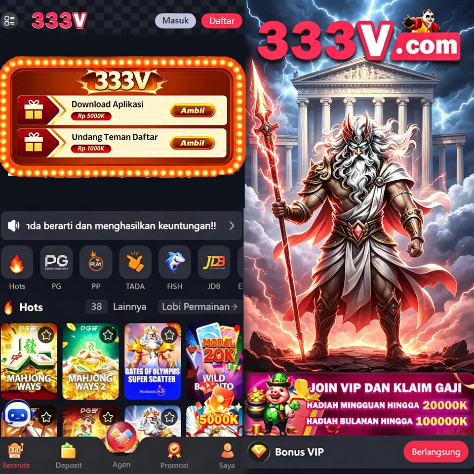 333v Masuk - 333v Resmi
